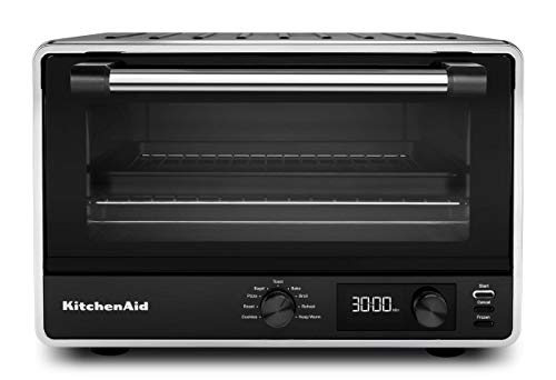 KitchenAid KCO211BM Digital Countertop Toaster Oven, Black Matte