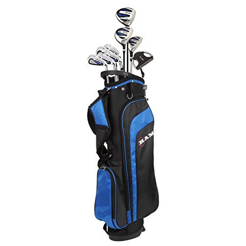 Ram Golf EZ3 Mens Golf Clubs Set with Stand Bag - Graphite/Steel Shafts (Graphite/Steel, Right)