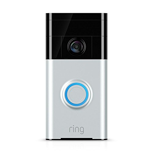 Ring Video Doorbell (1st Gen)  720p HD video, motion activated alerts, easy installation  Satin Nickel