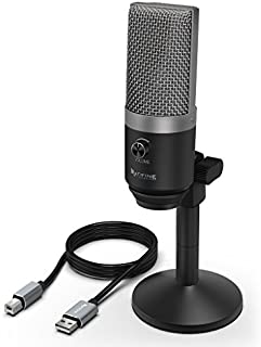 USB Microphone,Fifine PC Microphone for Mac and Windows Computers,Optimized for Recording,Streaming Twitch,Voice Overs,Podcasting for YouTube,Skype Chats-K670