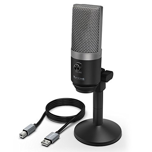 USB Microphone,Fifine PC Microphone for Mac and Windows Computers,Optimized for Recording,Streaming Twitch,Voice Overs,Podcasting for YouTube,Skype Chats-K670