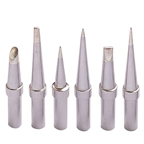 ShineNow Quality Replacement Soldering tip for WELLER WE1010NA WESD51 WES51 EC1201 PES50 PES51 ET Tip Series 6PCS Plus A Tip Holder