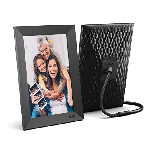 Nixplay Smart Digital Picture Frame 10.1 Inch, Share Moments Instantly via E-Mail or App