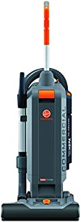 Hoover Commercial HushTone Upright Vacuum Cleaner, 15 inches with Intellibelt, Gray