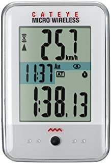 CatEye Micro Wireless Bicycle Computer CC-MC200W (White)