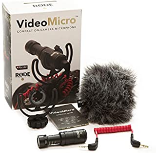 Rode VideoMicro Compact On-Camera Microphone with Rycote Lyre Shock Mount