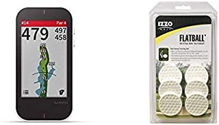 Garmin Approach G80 - All-in-one Premium GPS Golf Handheld Device with Integrated Launch Monitor & Izzo Golf Flatball Swing Golf Training Aid