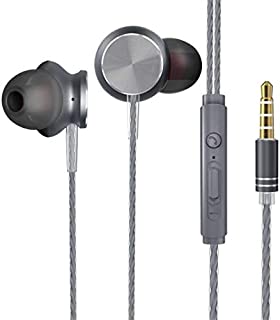 Earbuds Earphones Headphones with Remote & Microphone,in Ear Headphones Stereo Sound Noise Isolating Tangle Free for iPhone and Android Smartphones, Laptops, Gaming, Fits All 3.5mm Interface Device