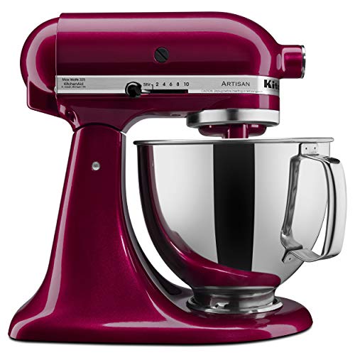 KitchenAid KSM150PSBX Artisan Series 5-Qt. Stand Mixer with Pouring Shield - Bordeaux