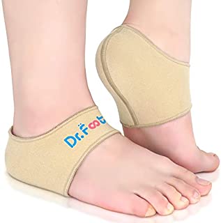 Dr. Foot's Heel Protectors, Heel Sleeves for Relieve Heel Pain from Plantar Fasciitis, Heel Spur, Cracked Heels