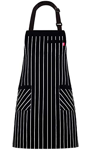 ALIPOBO Aprons for Women and Men, Kitchen Chef Apron with 3 Pockets and 40