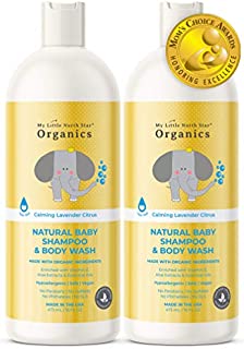 Baby Shampoo & Body Wash - Made in USA - Pack of 2 - Natural Hypoallergenic Tear-Free Soap for Kids & Toddlers