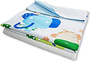 Cotton Flower Toddler Blanket/Quilt (Quilt + Duvet Cover) (Zoo: Elephant)