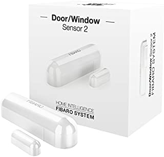 Fibaro FGDW-002-1 FGDW0021 Door/Window v2 with Temperature Sensor, Z-Wave Plus, FGWD-002-1, White