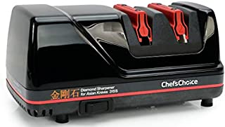 Chef'sChoice 315S Professional Diamond Electric Knife Sharpener for Asian-Style Kitchen Knives, 2-Stage, Black