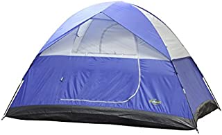 Stansport Teton Dome Tent, 10 x 8 x 72-Inch, Blue/Tan