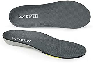 Grey Size 5 Running Shoes Inserts for Men Women, Athletic Arch Comfort Insole