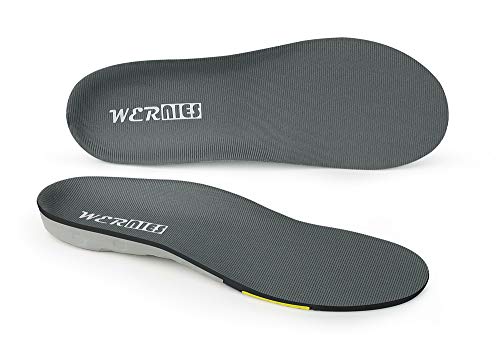 Grey Size 5 Running Shoes Inserts for Men Women, Athletic Arch Comfort Insole