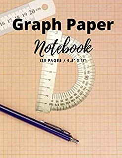 Graph Paper Notebook: Graph/grid paper composition notebook for maths, science students and kids