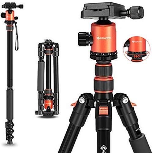 GEEKOTO 58 Ultra Compact Lightweight Aluminum Tripod