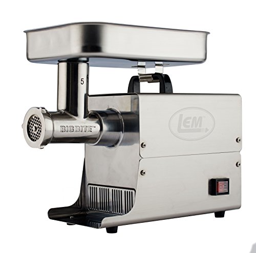 LEM Products 17771 Big Bite #5 .35HP Stainless Steel Electric Meat Grinder