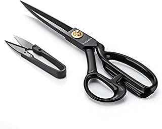 Galadim Dressmaking Scissors 9 inch (23cm) - Dressmaker Fabric Sewing Shears - Tailor's Scissors for Cutting Fabric, Leather GD-003-R9-H (9'', Right-Handed)