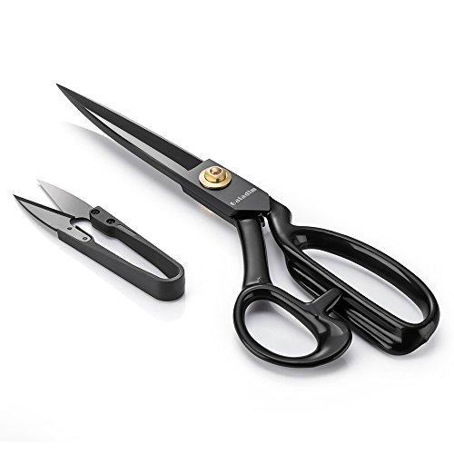 Galadim Dressmaking Scissors 9 inch (23cm) - Dressmaker Fabric Sewing Shears - Tailor's Scissors for Cutting Fabric, Leather GD-003-R9-H (9'', Right-Handed)