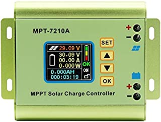 Horsebiz LCD Monitor MPPT Solar Panel Charge Controller MPT-7210A 24-72V 10A Boost Solar Battery Regulator