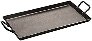 Lodge CRSGR18 Carbon Steel Griddle, Pre-Seasoned, 18-inch , Black