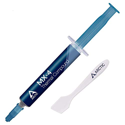 ARCTIC MX-4 - Thermal Compound Paste For Coolers | Heat Sink Paste | Composed of Carbon Micro-particles | Easy to Apply | High Durability - 4 Grams