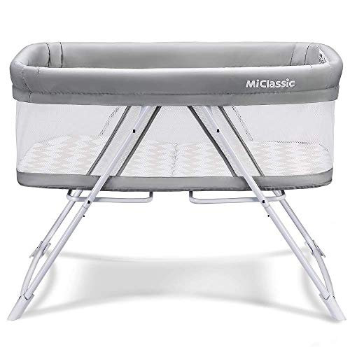 MiClassic All mesh 2in1 Stationary&Rock Bassinet