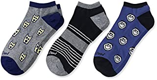 Life is Good No Show Socks (Pack 3), Jake/Rocket/Blue, One Size