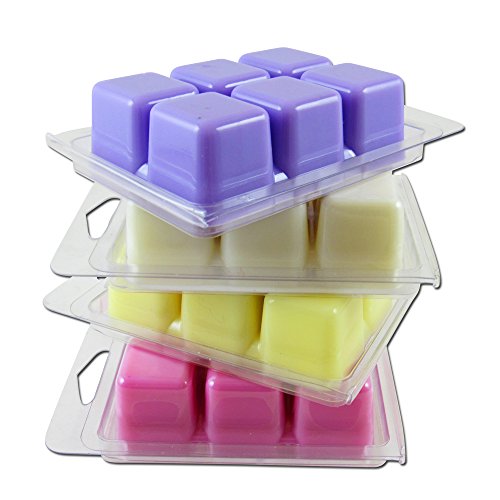 GC3 4 Pack: Fresh Cut Flower Wax Melts, Lilac, Gardenia, Rose & HONEYSUCKLE-3oz each-12oz Total