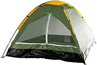 2-Person Tent, Dome Tents for Camping with Carry Bag by Wakeman Outdoors (Camping Gear for Hiking, Backpacking, and Traveling) - GREEN