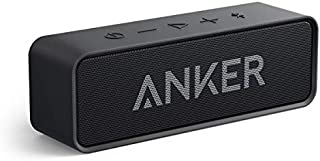 Upgraded, Anker Soundcore Bluetooth Speaker with IPX5 Waterproof, Stereo Sound, 24H Playtime, Portable Wireless Speaker for iPhone, Samsung and More