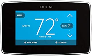 Emerson Sensi Touch Wi-Fi Smart Thermostat with Touchscreen Color Display, Works with Alexa, Energy Star Certified, C-wire Required, ST75