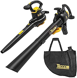 TECCPO Leaf Vacuum, 12 Amp