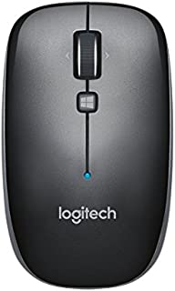 Logitech M557 Bluetooth Mouse  Wireless Mouse with 1 Year Battery Life, Side-to-Side Scrolling, and Right or Left Hand Use with Apple Mac or Microsoft Windows Computers and Laptops, Gray