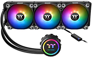 Thermaltake Water 3.0 ARGB Motherboard Sync Edition Intel/AMD 360 All-in-One Liquid Cooling System 3X 120mm High Efficiency Radiator CPU Cooler CL-W234-PL12SW-A