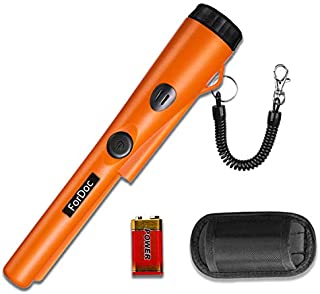 ForDoc pinpointer-2019 Design Metal detectors for Adults Kids with Belt Holster, Fully Waterproof Pinpointer-Orange