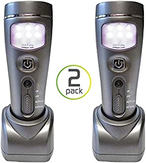 Capstone Lighting 4-in-1 Eco-I-Lite, 2 Pack  Emergency Flashlights, Night Light, Power Failure Light and Work Light  This Rechargeable LED Flashlight is Perfect for Power Outages and Hurricanes