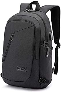 Laptop Backpack,Business Travel Anti Theft Backpack Gift for Men Women with USB Charging Port Lock,Slim Durable Water Resistant College School Bookbag Computer Bag Fits 15.6 Inch Laptop Notebook