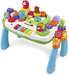 GearZooz 2-in-1 Jungle Friends Gear Park (FFP), Great Gift For Kids, Toddlers, Toy for Boys and Girls, Ages 2, 3, 4