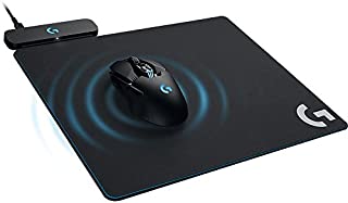 Logitech G Powerplay Wireless Charging System for G703, G903 Lightspeed Wireless Gaming Mice, Cloth or Hard Gaming Mouse Pad (Renewed)