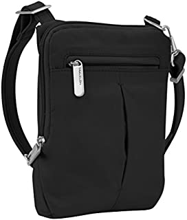 Travelon Anti-Theft Classic Light Mini Crossbody Bag, Black