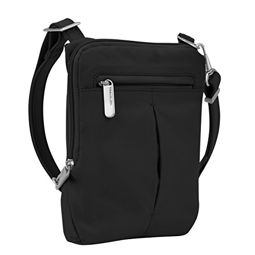 Travelon Anti-Theft Classic Light Mini Crossbody Bag, Black