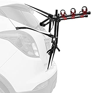 Blueshyhall Bike Carrier Trunk Mount Bike Rack for SUV Car Heavy Duty 2/3 Bike Carrier Mount