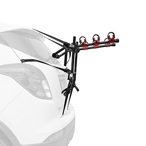 Blueshyhall Bike Carrier Trunk Mount Bike Rack for SUV Car Heavy Duty 2/3 Bike Carrier Mount