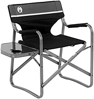 Coleman Camping Chair with Side Table | Aluminum Outdoor Chair with Flip Up Table