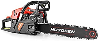 HUYOSEN Gas Power Chain Saws Corded 46 CC 2 Cycle Gas Powered Chainsaw Guide Bar Size 18 inchs 0.325 inchs 72DL Chain Guide Bar 4518L